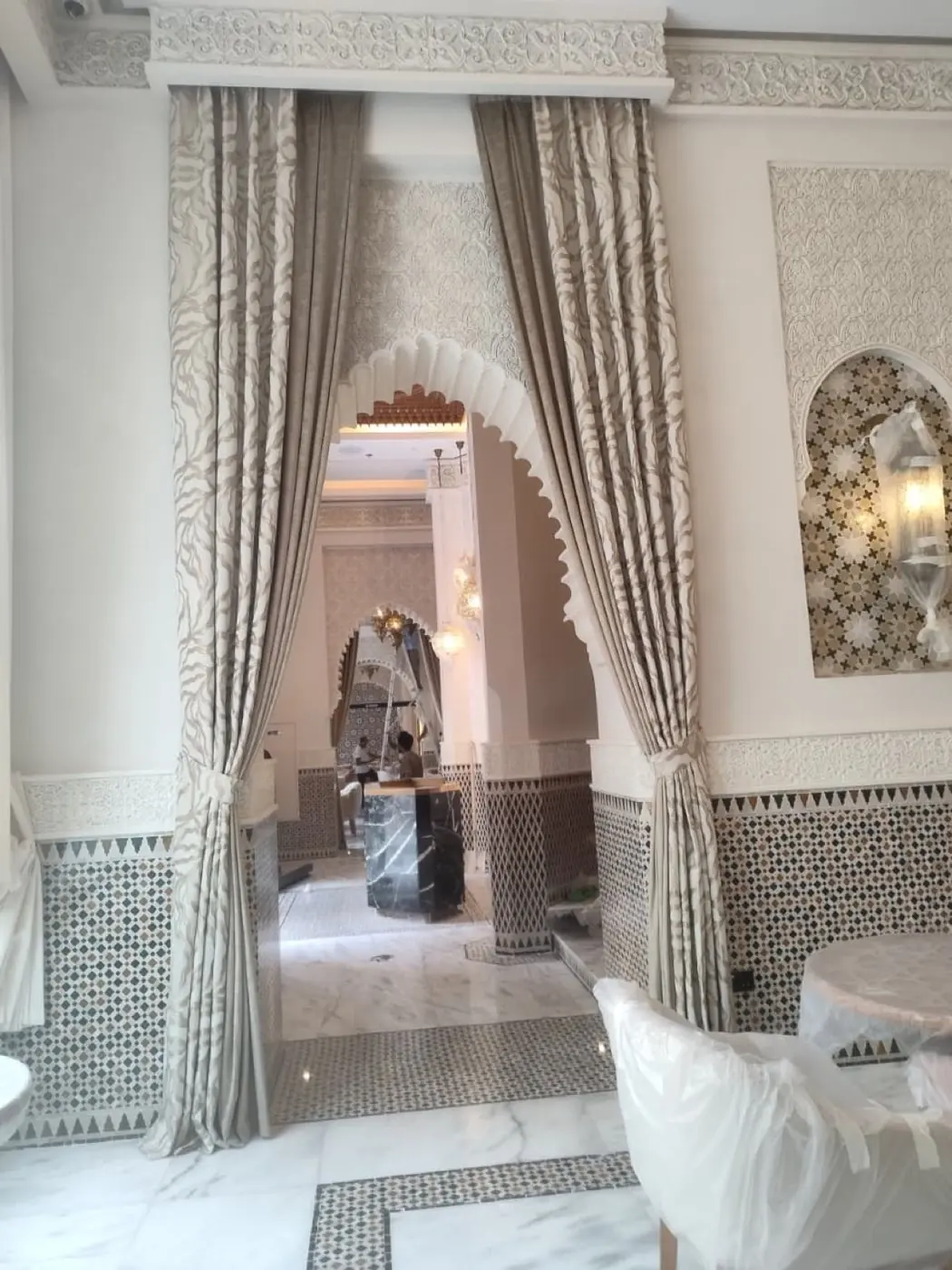 Curtains supplied and fitted in Sharjah by Al Noor Curtains — project 3