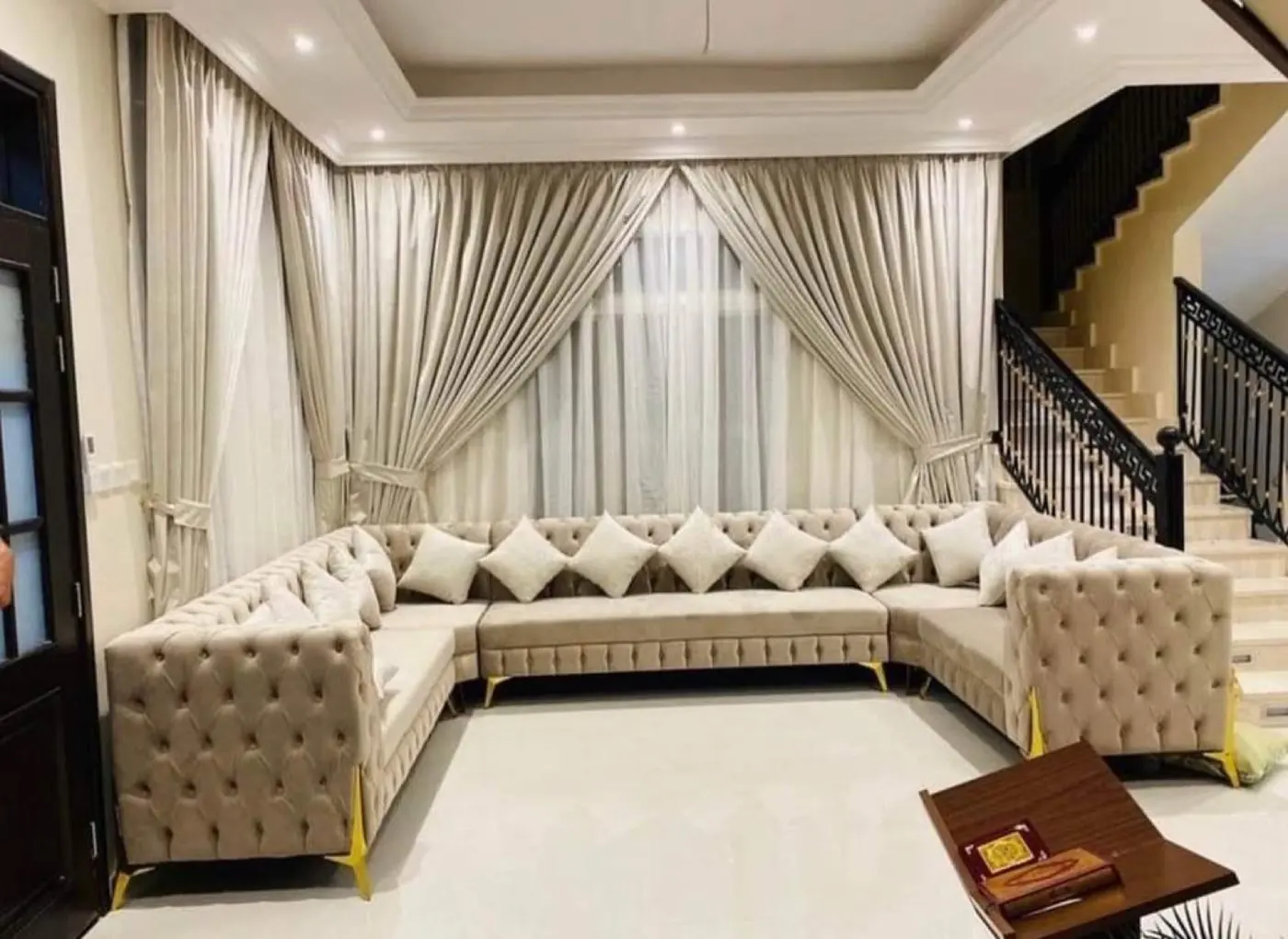 Curtains supplied and fitted in Sharjah by Al Noor Curtains — project 6