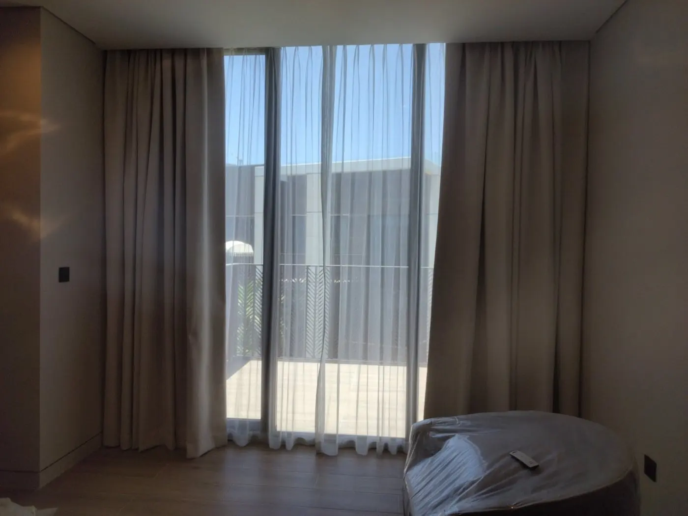 Curtains supplied and fitted in Sharjah by Al Noor Curtains — project 7