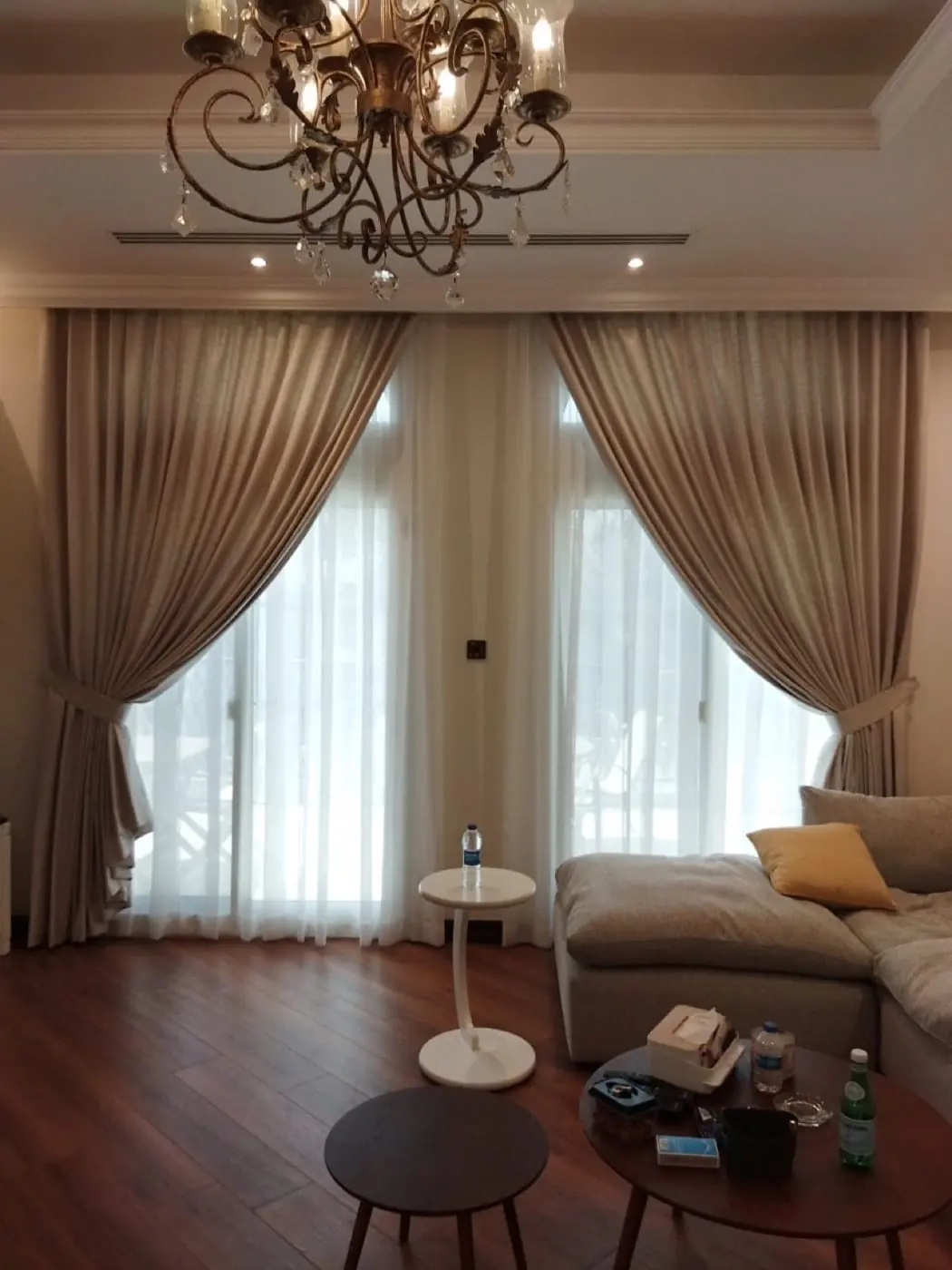 Curtains supplied and fitted in Sharjah by Al Noor Curtains — project 11