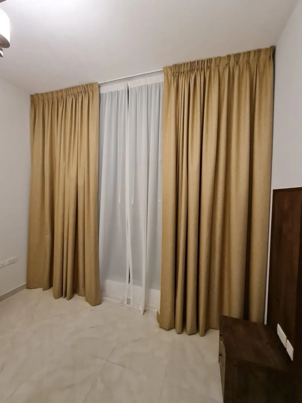 Custom curtains made and fitted in a Sharjah home by Al Noor Curtains — installation 20