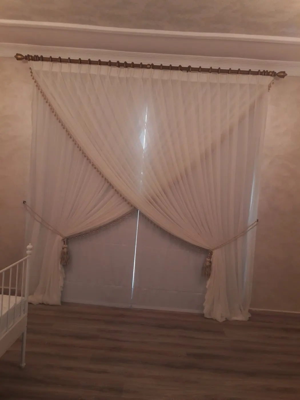Curtains fitted by Al Noor Curtains in a Sharjah home