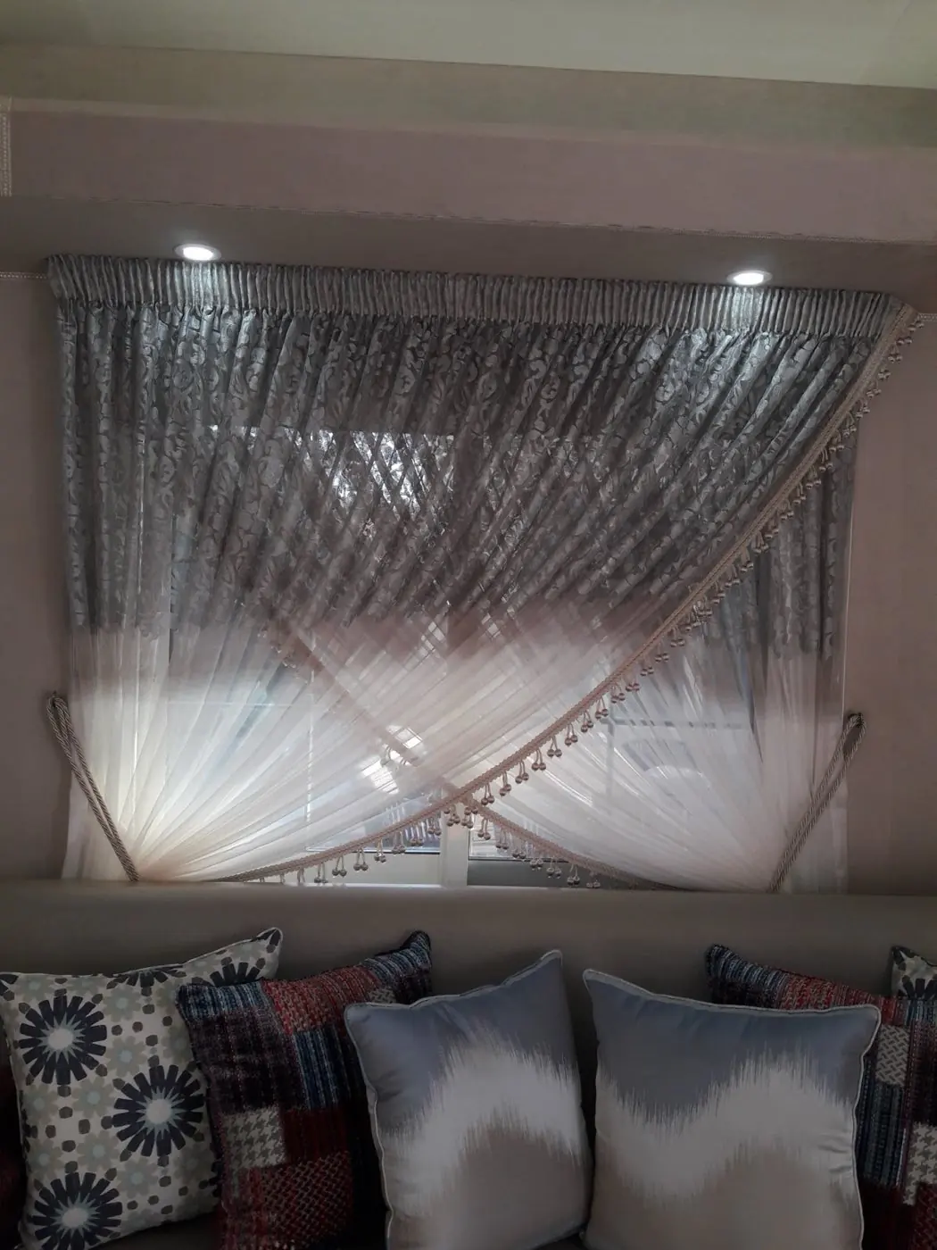 Curtains fitted in an apartment in Al Nahda, Sharjah