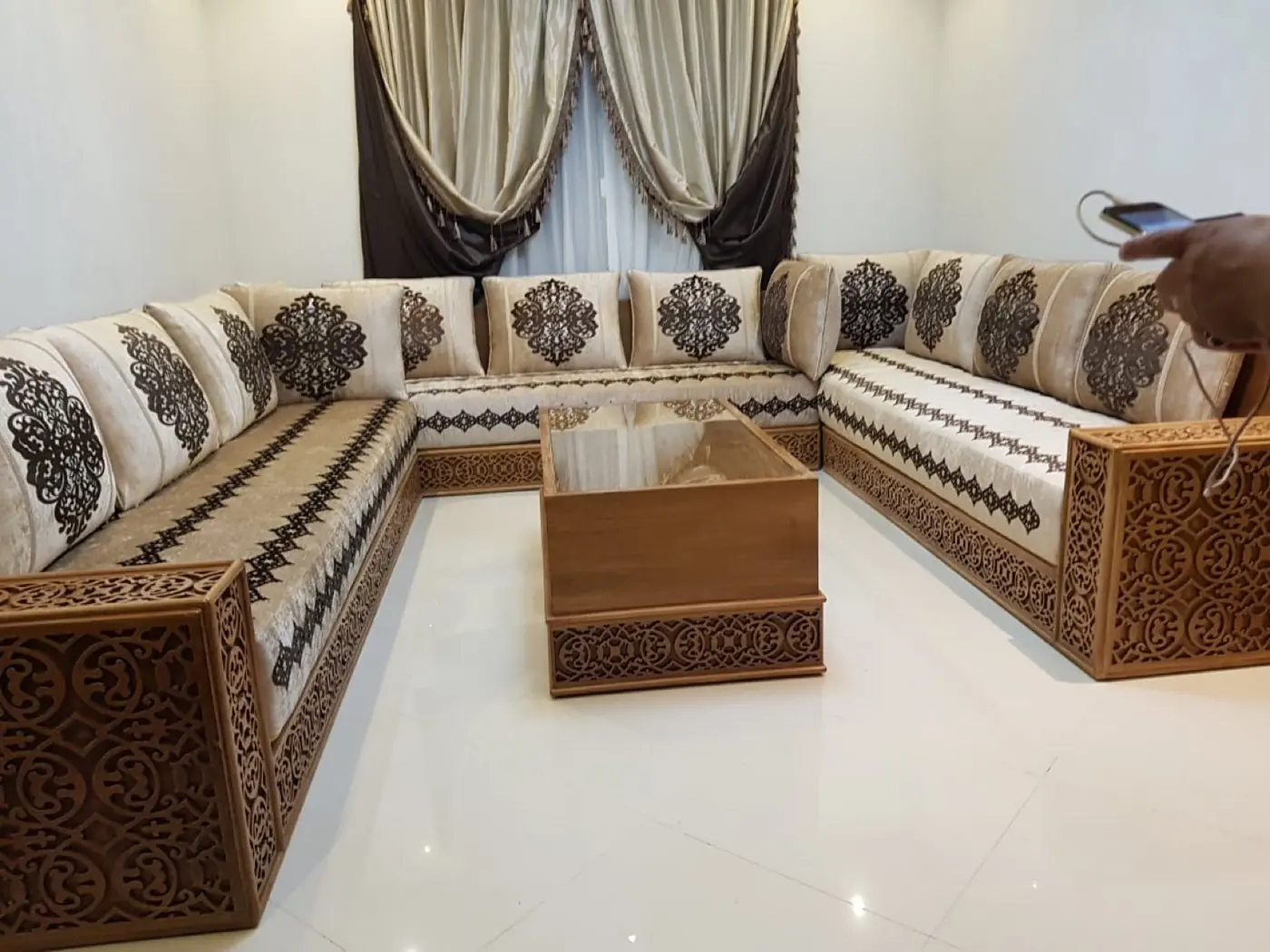 Upholstery & Soft Furnishings supplied and fitted in Sharjah by Al Noor Curtains — project 5