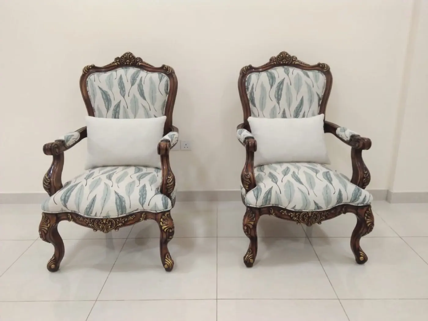 Customized majlis, sofa and bedroom furniture built and upholstered in Al Noor's Sharjah workshop — project 26