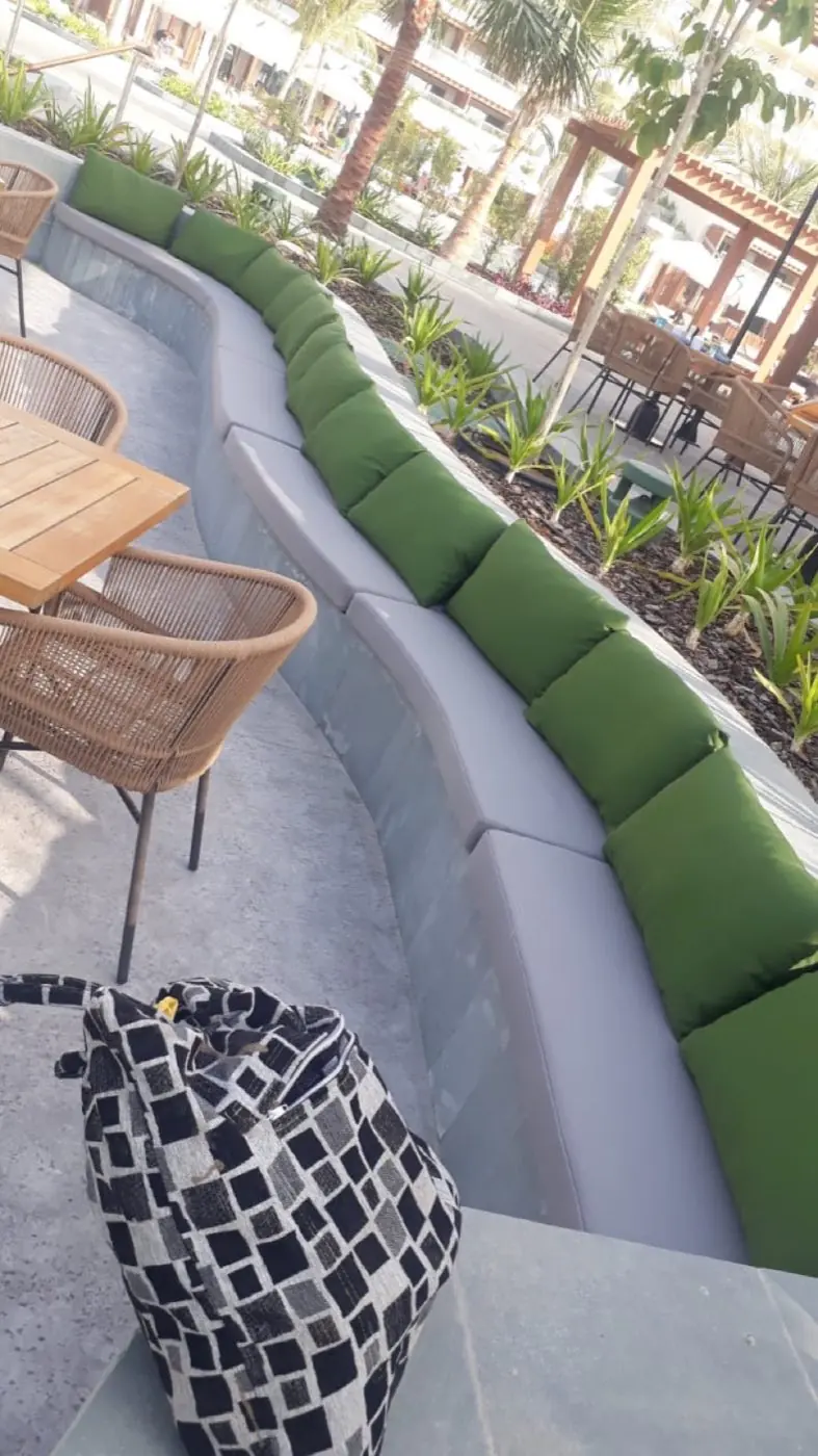 Customized majlis, sofa and bedroom furniture built and upholstered in Al Noor's Sharjah workshop — project 37