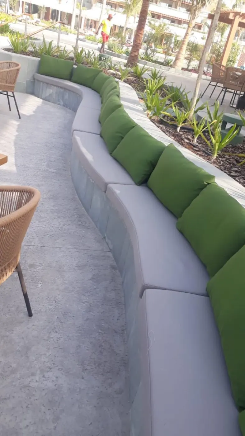Customized majlis, sofa and bedroom furniture built and upholstered in Al Noor's Sharjah workshop — project 39